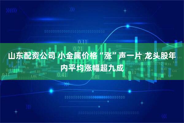 山东配资公司 小金属价格“涨”声一片 龙头股年内平均涨幅超九成